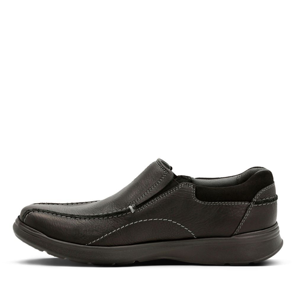 Clarks 男鞋Cotrell Step寬楦兩側鬆緊套入式輕量便鞋 CLM19615C