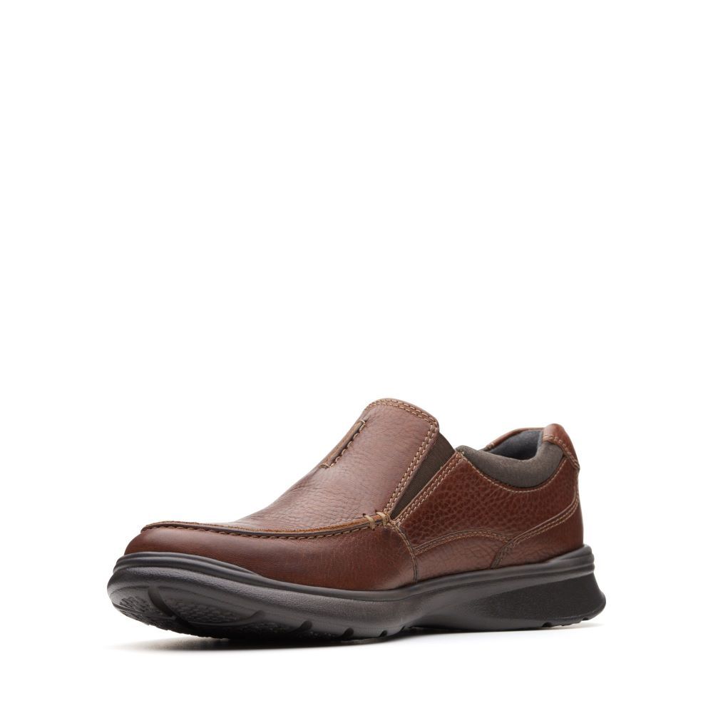 Clarks 男鞋Cotrell Step寬楦兩側鬆緊套入式輕量便鞋 CLM31566C