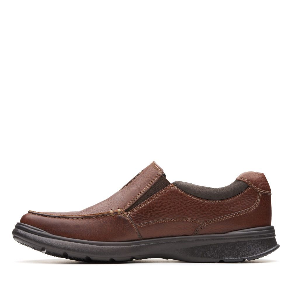 Clarks 男鞋Cotrell Step寬楦兩側鬆緊套入式輕量便鞋 CLM31566C