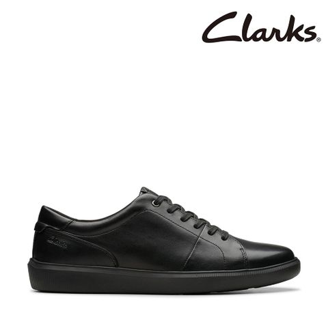 Clarks 男款Brodin Lace經典簡約輕量綁帶休閒鞋CLM79388C