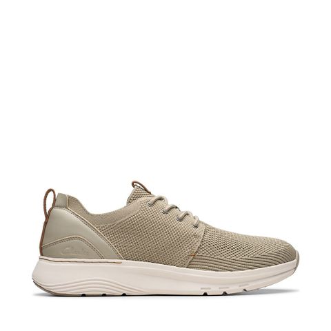Clarks 男鞋Motion Trek MX高彈力拼接皮革後跟休閒鞋CLM81982C