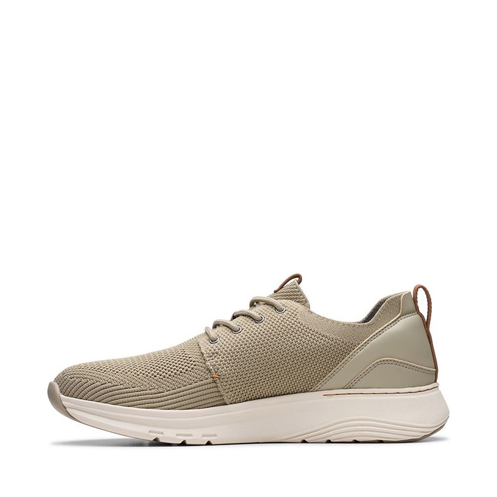 Clarks 男鞋Motion Trek MX高彈力拼接皮革後跟休閒鞋CLM81982C