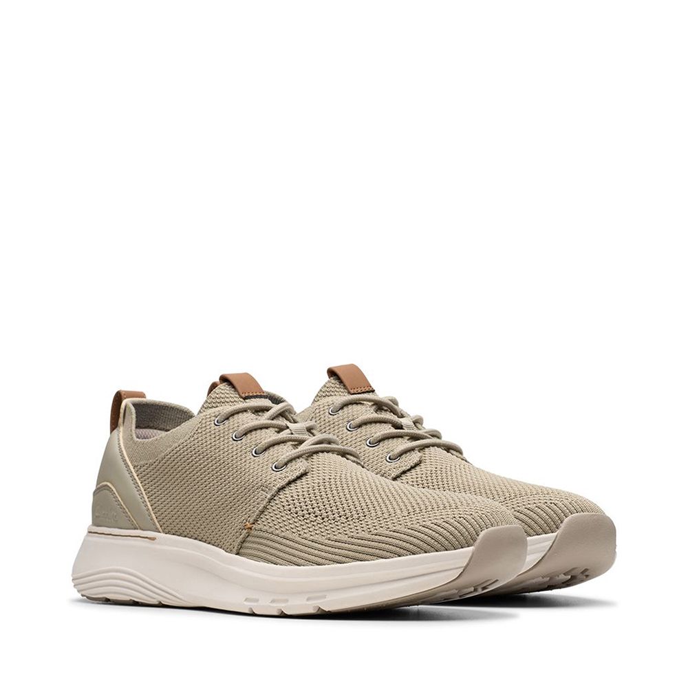Clarks 男鞋Motion Trek MX高彈力拼接皮革後跟休閒鞋CLM81982C
