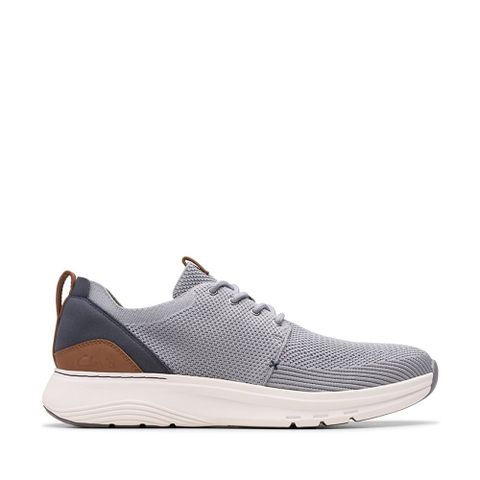 Clarks 男鞋Motion Trek MX高彈力拼接皮革後跟休閒鞋CLM81983C