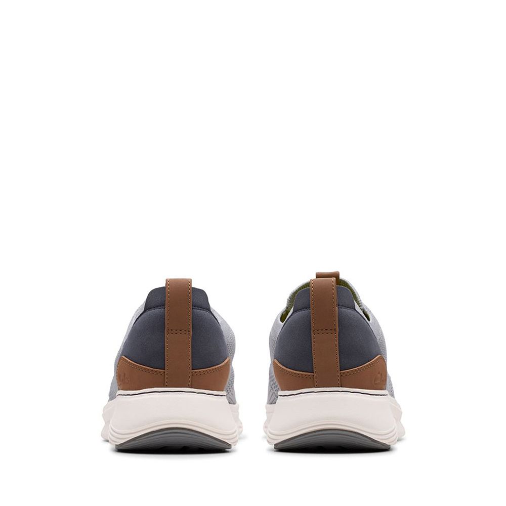 Clarks 男鞋Motion Trek MX高彈力拼接皮革後跟休閒鞋CLM81983C