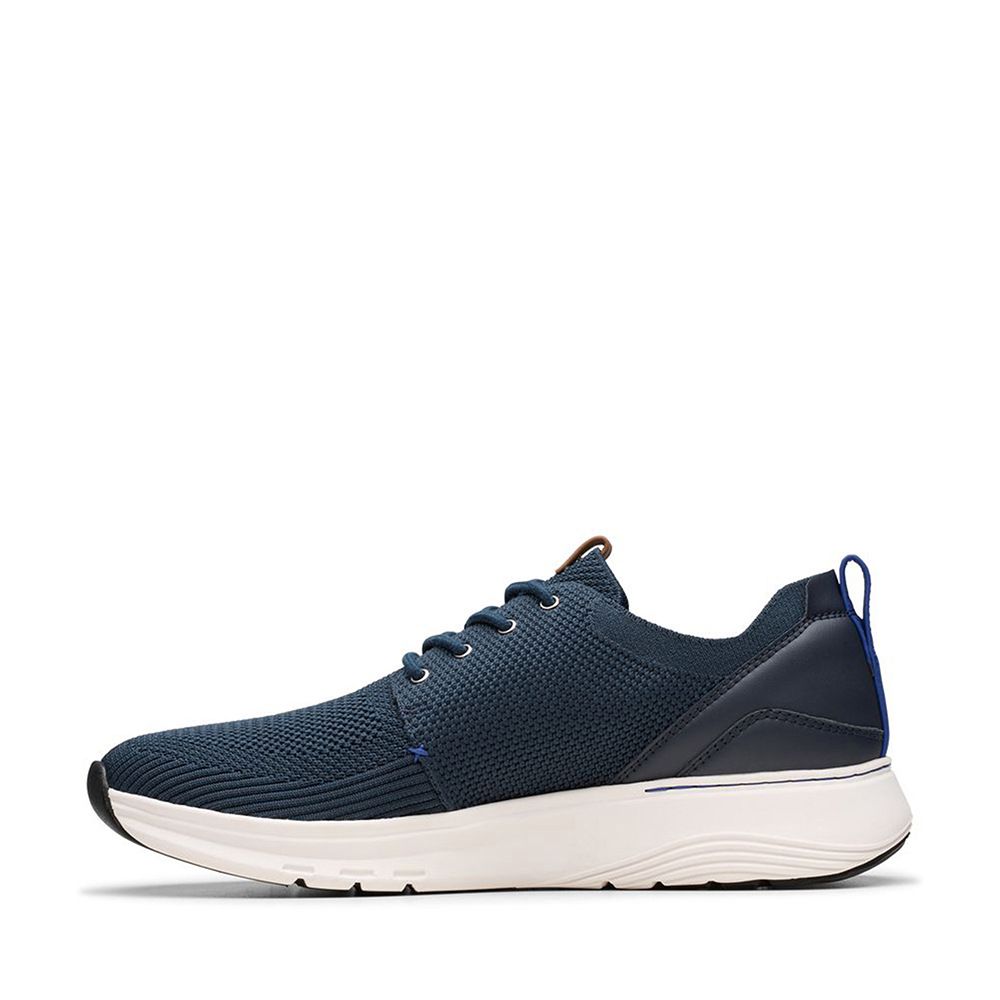 Clarks 男鞋Motion Trek MX高彈力拼接皮革後跟休閒鞋CLM81984C