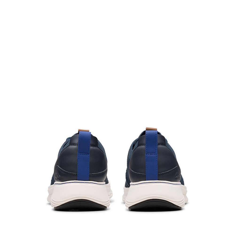 Clarks 男鞋Motion Trek MX高彈力拼接皮革後跟休閒鞋CLM81984C