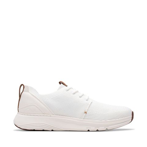 Clarks 男鞋Motion Trek MX高彈力拼接皮革後跟休閒鞋CLM81985C