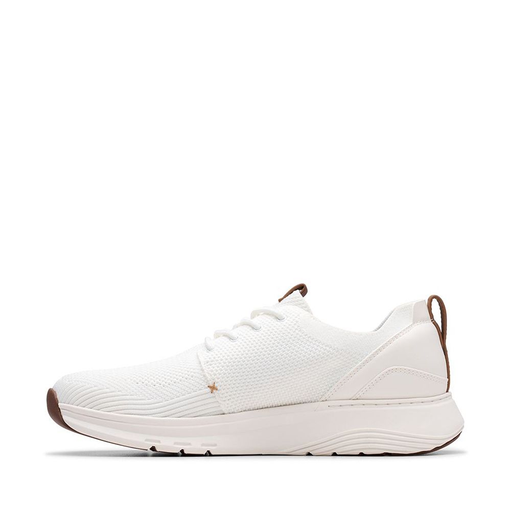 Clarks 男鞋Motion Trek MX高彈力拼接皮革後跟休閒鞋CLM81985C
