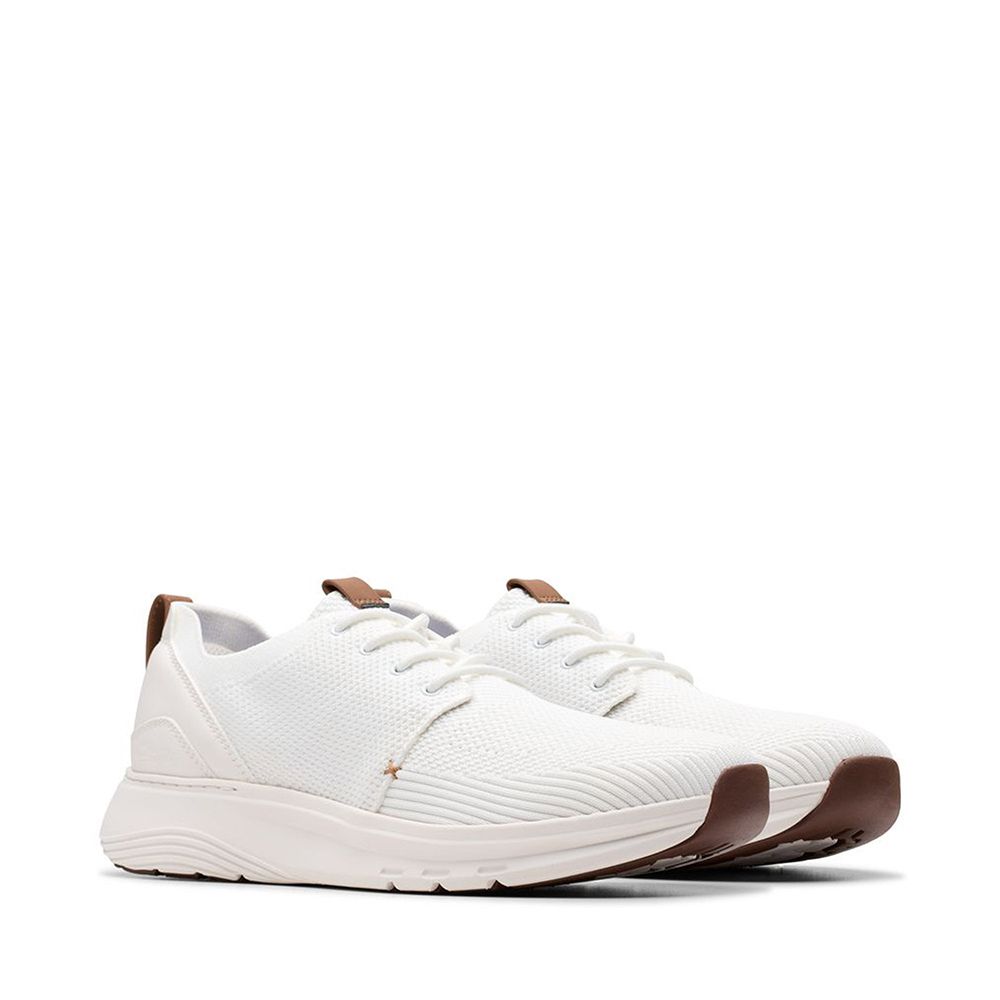 Clarks 男鞋Motion Trek MX高彈力拼接皮革後跟休閒鞋CLM81985C