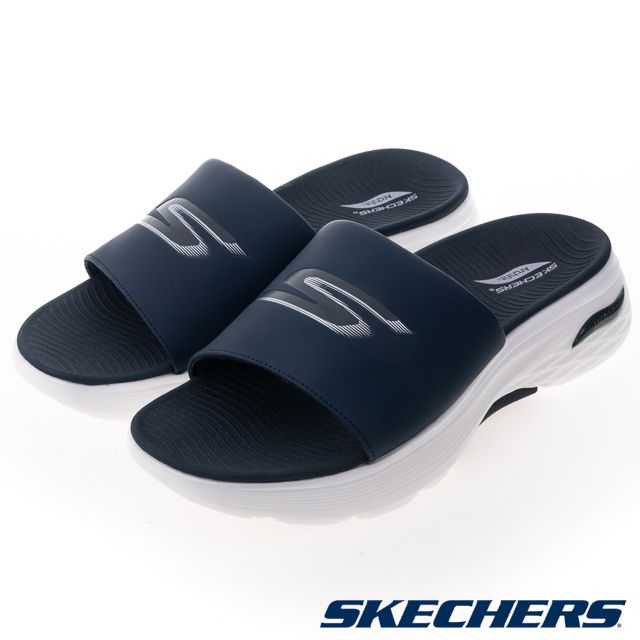 SKECHERS  男鞋 健走系列 涼拖鞋 MAX CUSHIONING ARCH FIT PRIME - 229144NVW