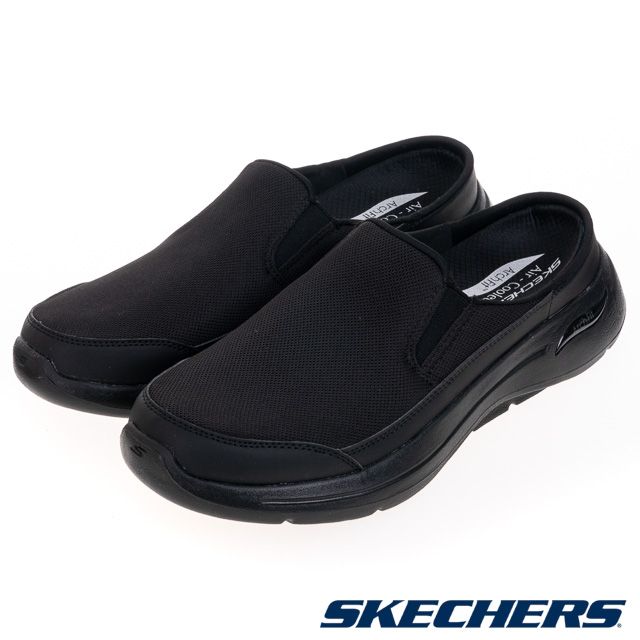 SKECHERS  男鞋 健走系列涼拖鞋 GO WALK ARCH FIT - 216253BBK