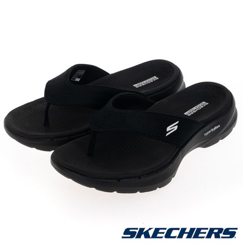 SKECHERS 男鞋 健走系列 涼拖鞋 GO WALK 6 SANDAL - 229129BKW