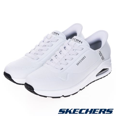 SKECHERS 男鞋 運動系列 瞬穿舒適科技 UNO 寬楦款 - 183005WWHT