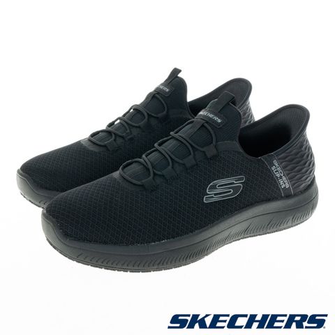 SKECHERS 男鞋 工作鞋系列 瞬穿舒適科技 SUMMITS SR 寬楦款 - 200205WBBK