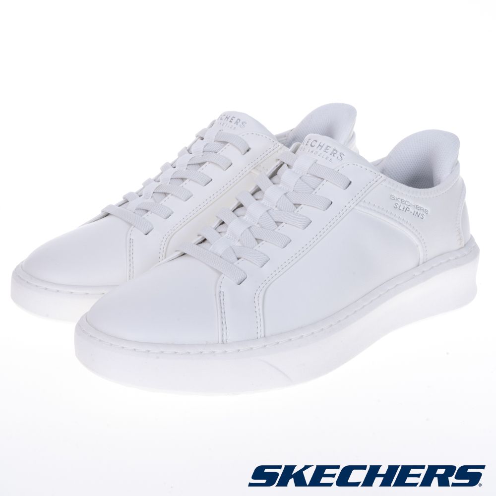 SKECHERS 男鞋 休閒系列 瞬穿舒適科技 COURT BREAK 寬楦款 - 183177WWHT