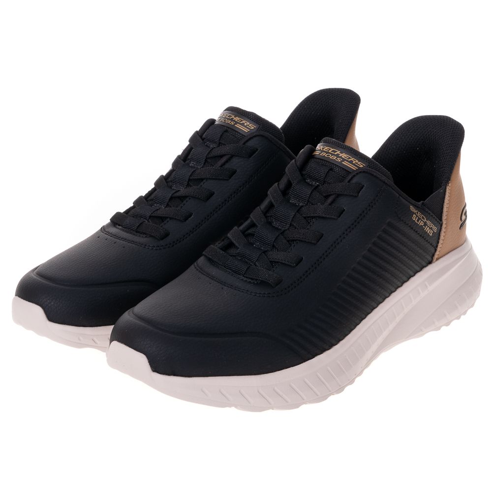 SKECHERS 男鞋 休閒系列 瞬穿舒適科技 BOBS SQUAD CHAOS - 118305BLK