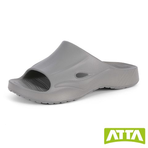 ATTA 就是健康足弓拖鞋-霧黑