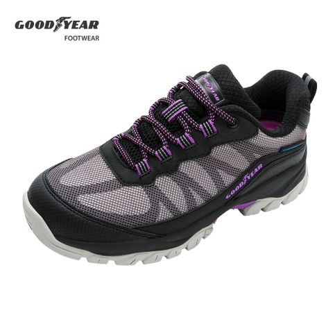 Goodyear 固特異 郊山健行鞋/女 戶外郊山 防水 耐磨 黑色(戶外趣W3-GAWO32400)