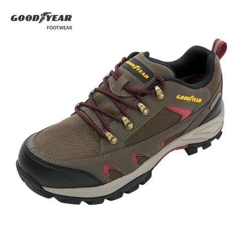 Goodyear 固特異 透濕防水戶外鞋/男款 戶外郊山 透濕 高筒防水 咖(山野行者GAMO33423)