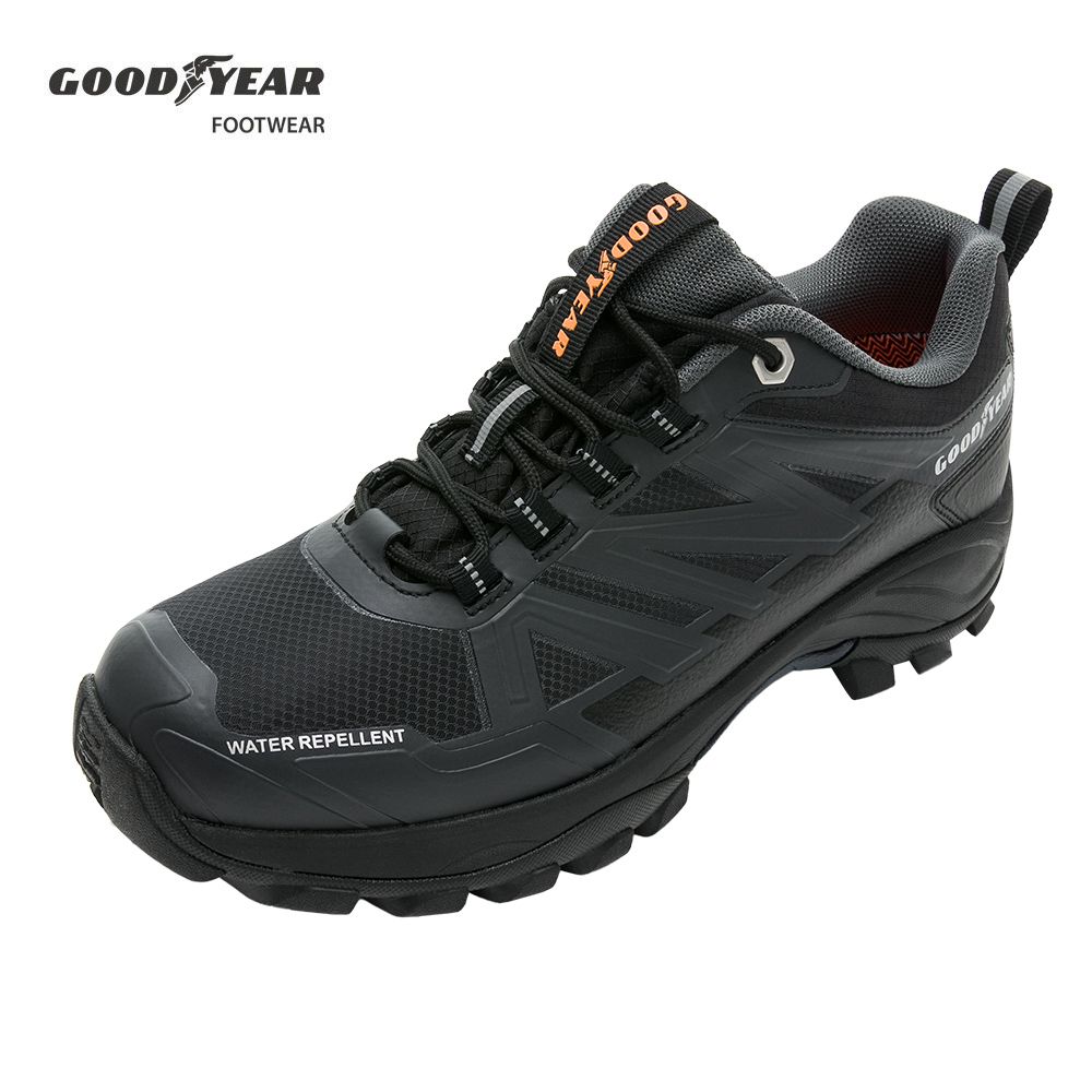 Goodyear 固特異 郊山健行鞋/男款 戶外郊山 防水 黑(山林探險-GAMO33410)