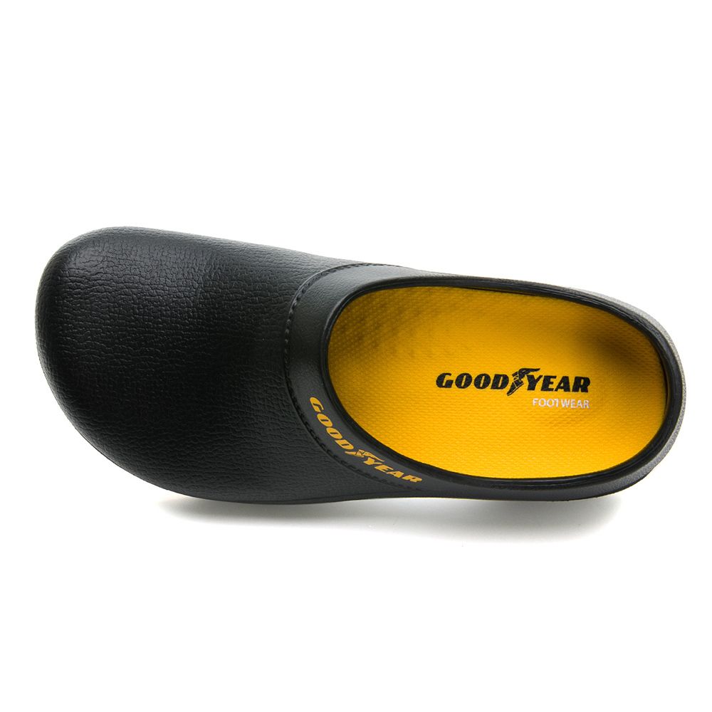 Goodyear 固特異 金星-多功能廚師鞋 防滑 防水 防油 寬楦設計/男 (GAMY33330黑)