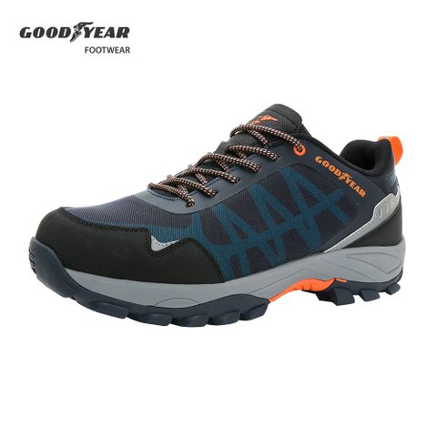 Goodyear 固特異 透濕防水戶外鞋/男款 戶外郊山 透氣 防水 緩衝 藍色(跨越山野M1-GAMO43406)