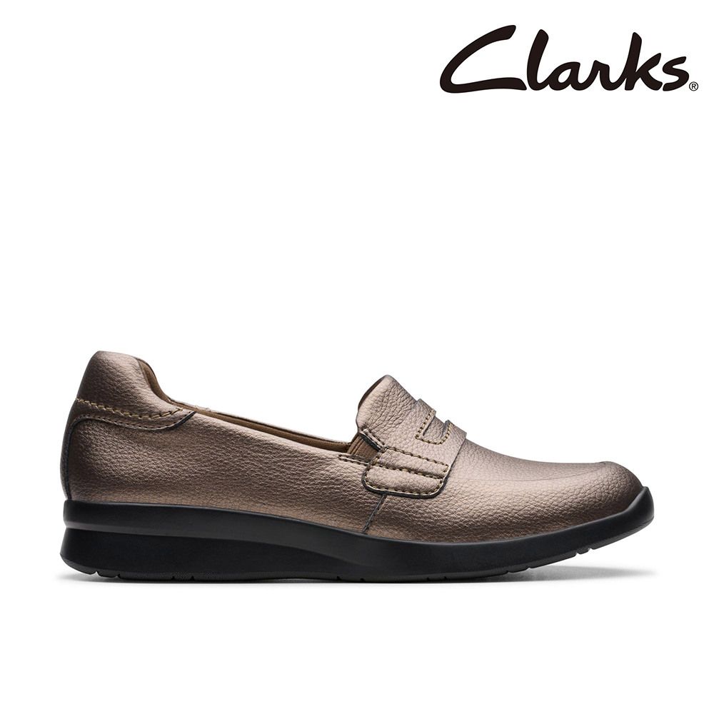 Clarks 女款Ellowyn Penny 舒適好感便士樂福鞋 CLF80091C