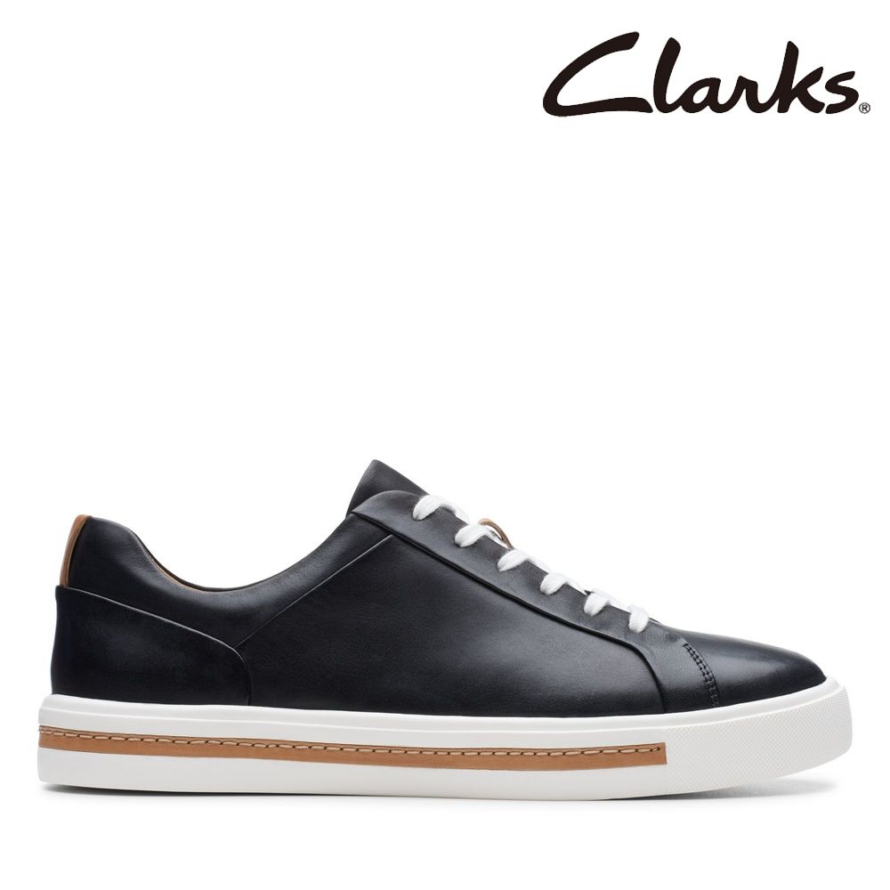 Clarks 女款Un Maui Lace 板鞋風異材質綁帶休閒鞋 CLF41642C