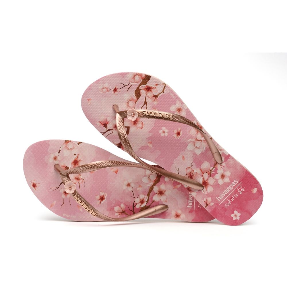 havaianas 哈瓦仕 Slim Cherry 櫻花限定款 芭蕾粉 女鞋 巴西人字拖 夾腳拖鞋