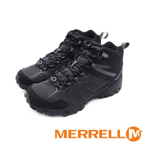 MERRELL(男)MOAB FST 3 THERMO MID WP郊山健行鞋 男鞋-黑