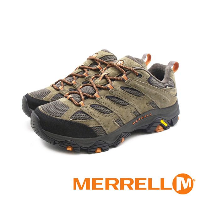 Merrell (男)MOAB 3 GORE-TEX經典寬楦登山健行鞋 男鞋-綠