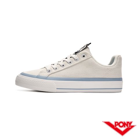 【PONY】WINNER 休閒滑板鞋 清新感 男女鞋-白藍