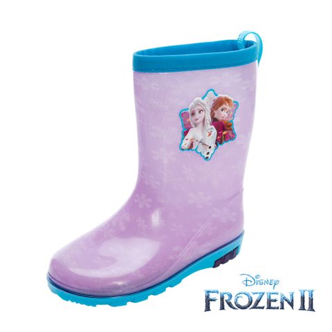【Disney 迪士尼】冰雪奇緣2 童鞋 舒適防水雨鞋 紫/FNKL25497