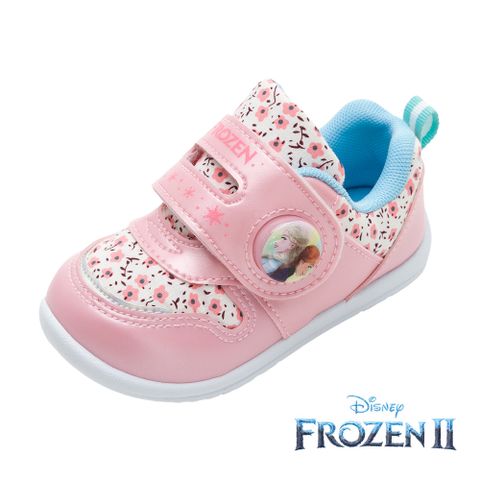 【Disney 迪士尼】冰雪奇緣 童鞋 電燈運動鞋 粉紅/FNKX25133