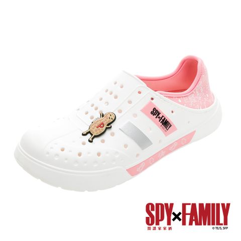 K shoes 【SPYFAMILY】間諜家家酒 女鞋 後踩洞洞鞋 櫻花粉/SFWP39903