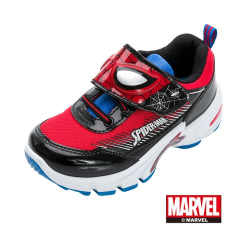 【Marvel 漫威】蜘蛛人 童鞋 電燈運動鞋 紅黑/MNKX35222