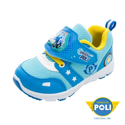 【救援小英雄POLI】波力 童鞋 電燈運動鞋 藍/POKX34156