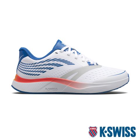 高回彈的舒適動感K-SWISS Hyperpace輕量運動鞋-男-白/藍/紅