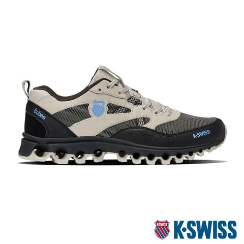 特殊雙密度中底K-SWISS Tubes Trail 200輕量訓練鞋-男-米白/黑/藍