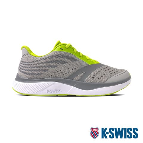 高回彈的舒適動感K-SWISS Hyperpace輕量運動鞋-男-灰/黃