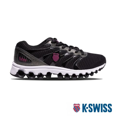 特殊雙密度中底K-SWISS Tubes 200輕量訓練鞋-女-黑/黑豹紋