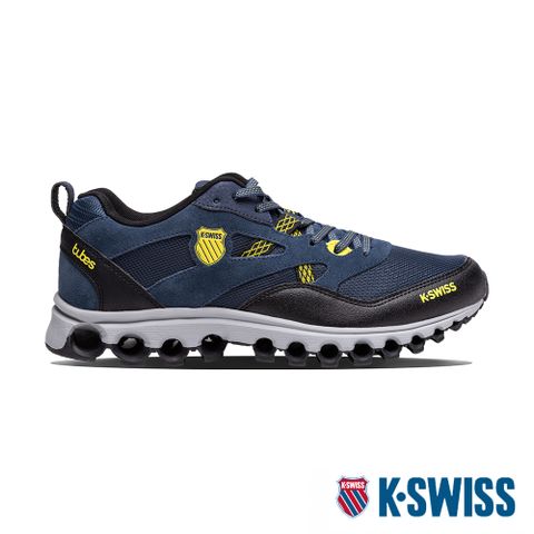 特殊雙密度中底K-SWISS Tubes Trail 200輕量訓練鞋-男-藍/黃