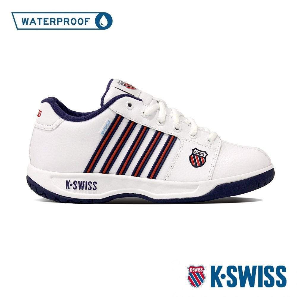 K-SWISS 防水老爹鞋 Eadall WP-男-白/藍/紅