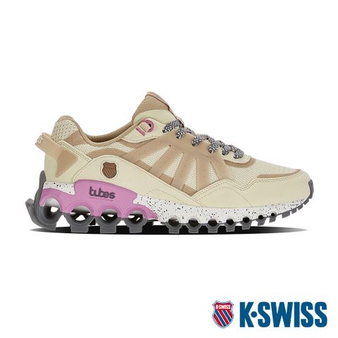 K-SWISS Tubes Sport Trail輕量訓練鞋-女-卡其/灰/粉紫