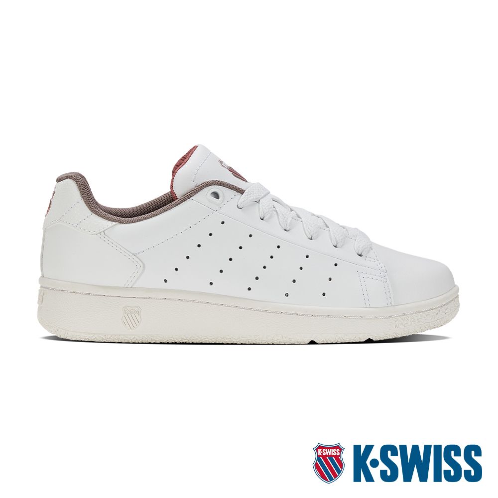 K-SWISS Classic PF時尚運動鞋-女-白/玫瑰粉/摩卡