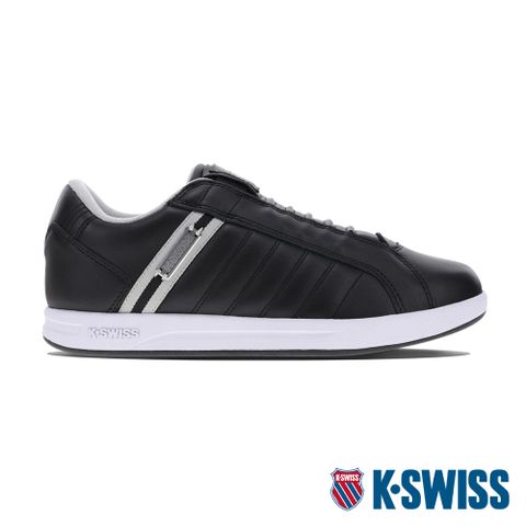 高雅貴族感 氣質滿載K-SWISS Lundahl Slip-On S CMF時尚運動鞋-男-黑