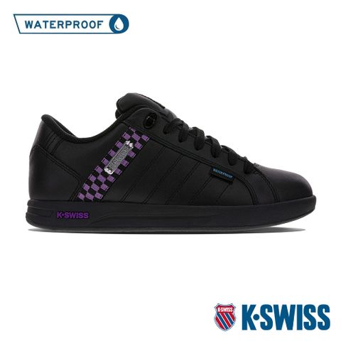 柔軟包覆 專業抗雨機能K-SWISS Lundahl Lth WP防水運動鞋-女-黑/紫