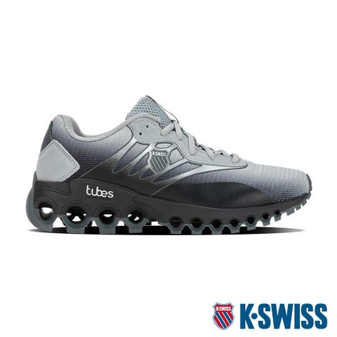 輕盈高回彈的舒適感K-SWISS Tubes Sport輕量訓練鞋-男-灰/黑