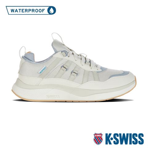 複層防水結構K-SWISS Hydropace WP輕量防水運動鞋-女-灰/粉紫/粉橘